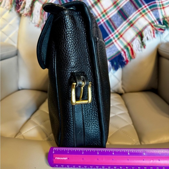 Dooney & Bourke Black Laptop Briefcase Bag with Structured Design - Picture 4 of 7